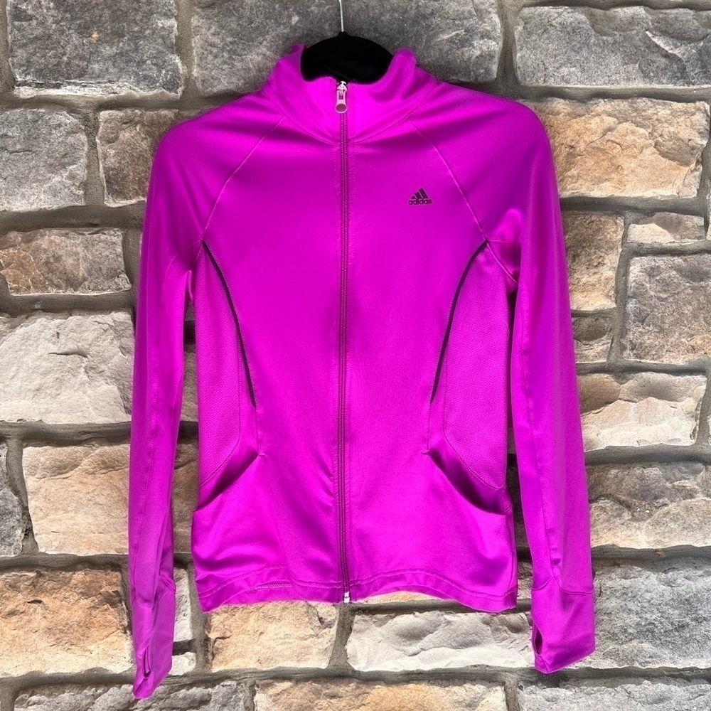 NEW Adidas Bright Climalite Athletic Jacket Sz S